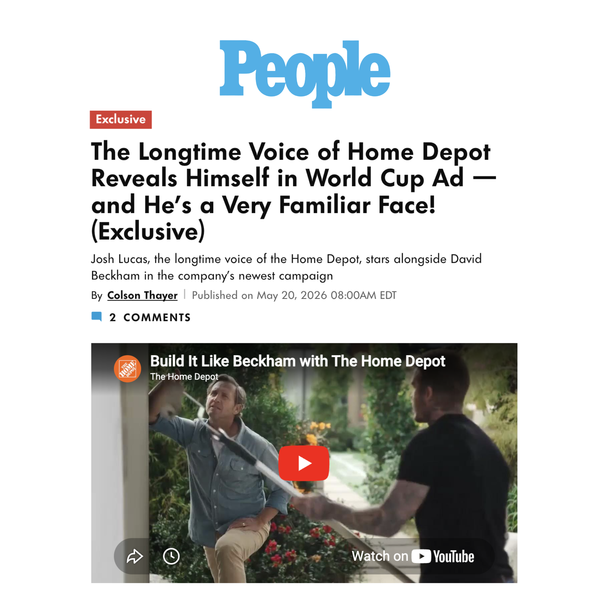 People coverage