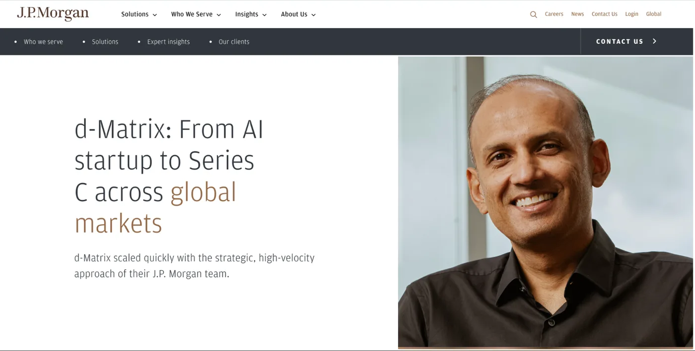 d-Matrix story on jpmorgan.com