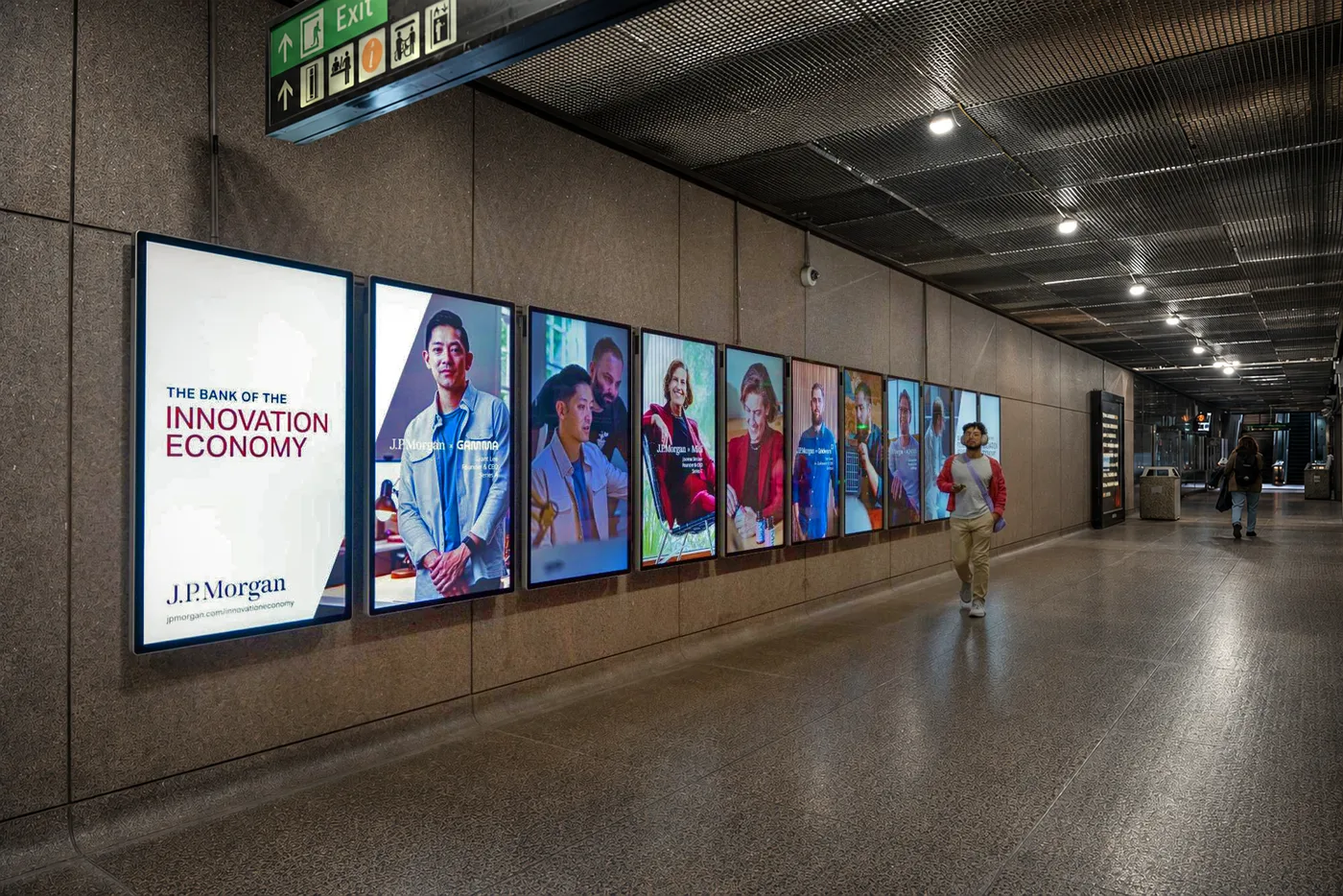 Innovation Economy station wall
