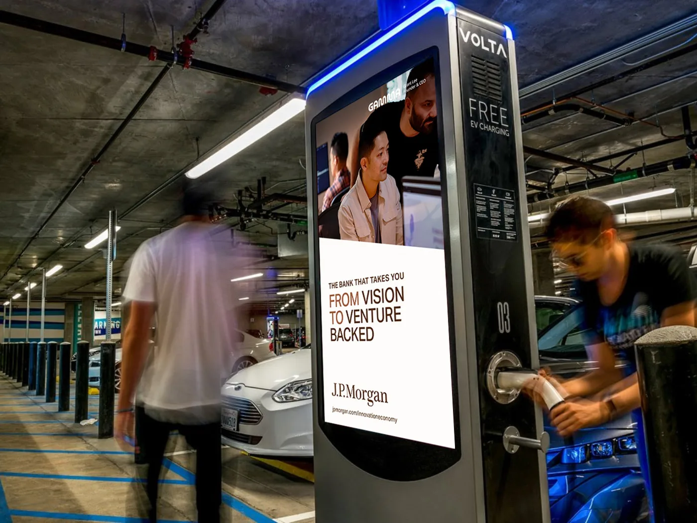EV charging station unit