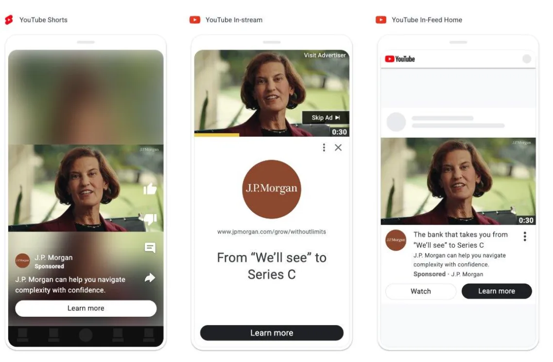 YouTube Shorts units